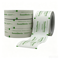 Rouleau d'emballage de grains de café imprimé personnalisé film compostable sans plastique thermoscellable sac en papier kraft pour café instantané