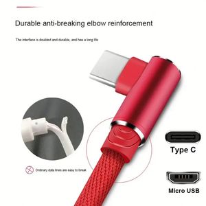 High Quality <b>Type</b> <b>C</b> Fast Charging QC3.0 PD Charger Cable Nylon Data Transfer <b>USB</b>-<b>C</b> Power <b>Adapter</b> Cable - Product Image 5