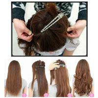 Extension de cheveux à clipser pour femmes, 26 pouces, cinq clips, une seule pièce, sans couture, longue et ondulée