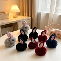 Pendentif Lapin en Peluche Personnalisé, Adorable Poupée Lapin Rembourrée, Porte-clés en Peluche Animalet en Tissu Coton Doux, Cadeau Promotionnel OEM ODM