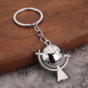 Khuyến mại Trái Đất Keychain vui Thế Giới Du lịch phiêu lưu mạo hiểm Keyring bản đồ thế giới Globe Keychain cho sinh viên - Product Image 4