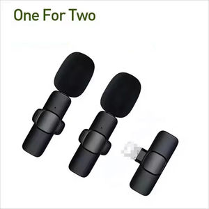 Micrófono Lavalier inalámbrico de solapa con Clip profesional de alta calidad Lav Mic Ideal para filmación de <span class=keywords><strong>Vlogging</strong></span> - Product Image 6