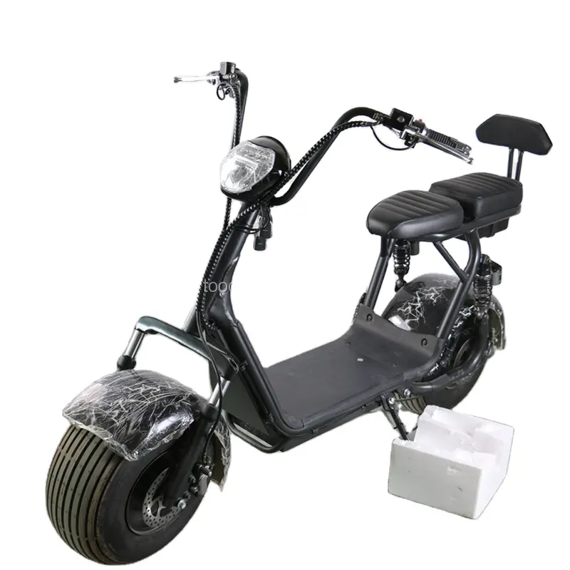 New electric scooter with extra battery charging separately City coco 1000W electric motorcycle