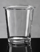 Tasse en verre trempé pour Americano glacé, thé, café – Résistante aux hautes températures, design moderne, sans poignée, sans couvercle, pour le bureau et la maison