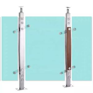 Phụ Kiện Kim Loại Hàng Rào Cầu Thang Thiết Kế Hiện Đại Lan Can Bằng Kính Thép Không Gỉ Giá Đỡ Lan Can Cầu Thang - Product Image 6