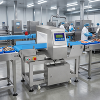 Detektor Logam Makanan TYTSS Sistem Deteksi Multi Frekuensi untuk Lini Produksi Minuman dan Makanan Kaleng Efek Material Otomatis