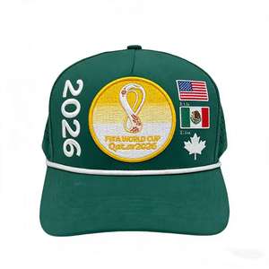 Casquettes de football 2026, chapeaux de soccer, casquettes de baseball en gros, broderie à la main en tissu éponge, motif fruit personnalisé, ajustables, pour l'extérieur, 4 saisons, unisexe - Product Image 6