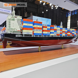 O.a.s tùy chỉnh 80cm container mô hình tàu phong cách công nghiệp ABS nhựa mô hình tàu chở hàng cho hiển thị kinh doanh và quà tặng - Product Image 4