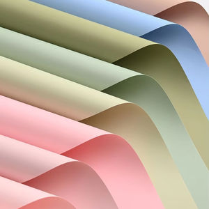 Papel de regalo floral JOYWOOD resistente al agua con color sólido grueso para floristería - Product Image 4