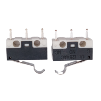 Interrupteur électrique miniature en métal et plastique certifié CE 30VDC 0.1A avec poignée tactile, micro-interrupteur