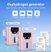 Bouteille d'inhalateur d'eau hydrogénée PEM haute pureté 3 en 1 avec sortie d'oxygène et de gaz hydrogène pour machine d'inhalation d'hydrogène thérapeutique