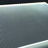 Plaque de guidage de lumière LGP en plastique ES-LGP-281, plaque de guidage de lumière, diffuseur de lumière pour 65NU