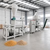 Ligne de production automatique de granulés d'aliments pour animaux à haut rendement pour usine d'aliments pour animaux avec système de refroidissement, d'emballage et de contrôle