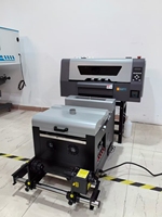 Impresora Digital DTF A3 para Película PET, Tinta Solvente de Bajo Costo I3200 XP600 para Impresión Rollo a Rollo en Cuero, Materiales Flexibles y Ropa