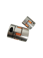 Accouplement de moteur à couple élevé flexible en aluminium Qianrui, conception élastique, OEM, diamètre de l'orifice de 10 mm, garantie de 3 ans