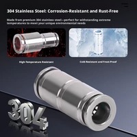 Connecteurs de tuyaux d'air pour camions de haute qualité, 4 mm, 6 mm, 8 mm, 10 mm, 12 mm, 14 mm, 16 mm, connecteurs rapides pour tuyaux d'air.
