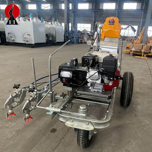 <span class=keywords><strong>Peinture</strong></span> à froid 2 pistolets manuels Airless Line Striper Machine de pulvérisation de marquage routier - Product Image 5