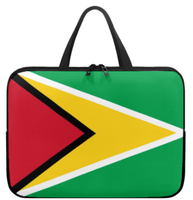 Sac pour ordinateur portable avec drapeau de Guam, étui étanche et fin pour ordinateur portable avec fermeture éclair de qualité supérieure, sac portable pour tablette