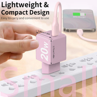 PD 20W Type C Chargeur pour iphone 17 16 15 Pro Max OEM Mobile Accessoires EU Plug Cargador Rapido Chargeur de téléphone portable