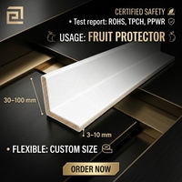 Protecteur d'angle en papier imperméable en forme de L, 90 pouces de long, en papier kraft, pour la protection des fruits lors de l'emballage