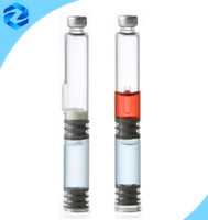 Flacons en verre stériles de 3 ml, emballés individuellement, avec couvercle en aluminium, résistants à l'eau, écologiques, jetables, de haute qualité et sûrs