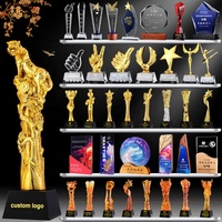 Vente en gros, Plaque de cristal vierge, Logo personnalisé, trophée en verre, trophée de prix en cristal