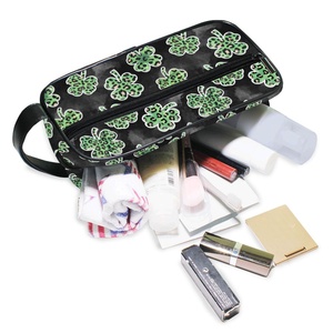 Nouveautés : Trousse de Toilette/Maquillage Simple et Étanche en Matériaux Recyclés avec Impression de Logo Personnalisé et Fermeture Éclair en Résine pour le Voyage - Product Image 1