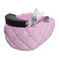 Bac à pédicure portable de haute qualité, moderne, durable, en acrylique, pour salon de manucure