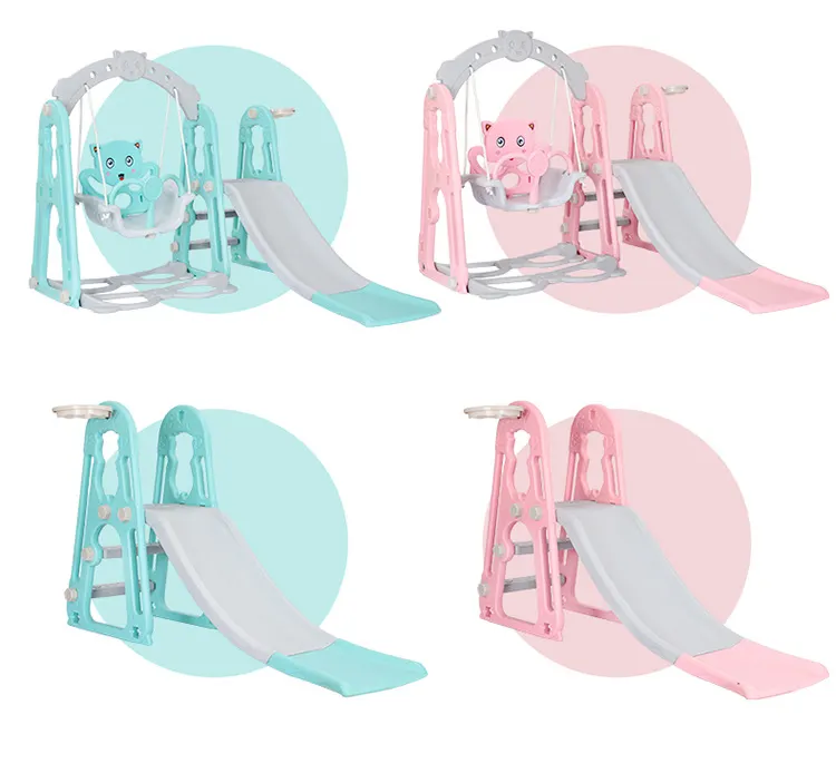 Set di giochi da gioco al coperto personalizzati per bambini e auto in stile Slide per bambini giocattoli scorrevoli per bambini in plastica parco divertimenti