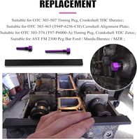 Outils d'alignement de synchronisation de came compatibles avec les moteurs Ford/Mazda Zetec 2.0L 2.3L 2.5L MZR/Duratec