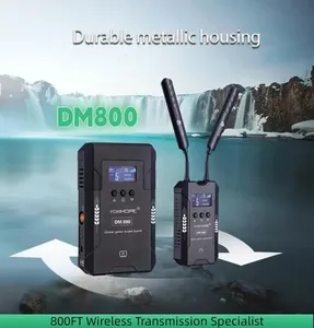 필름 촬영용 FORHOPE DM800 800 FT 무선 비디오 전송 시스템 HDMI 호환 SDI 송신기 수신기