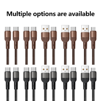 Cable de Carga Tipo C de Nailon Trenzado de 1M 1.5M 2M, 100W 480Mbps, Cable de Carga Rápida USB A a C, Listo para Enviar