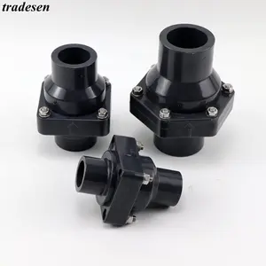 I.D 20~50mm PVC Flap Check Valve One Way Non Return Valve Aquarium Fish Pipe Connectors Garden Pipe Fittings Water Tube Adapter