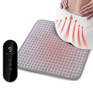 Almohadilla Eléctrica de Felpa con 9 Ajustes de Calor y Control de Temperatura para Aliviar el Dolor de <span class=keywords><strong>Espalda</strong></span>, Terapia Portátil para el Hogar - Product Image 4