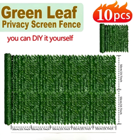 Clôture de jardin en lierre artificiel vert, panneau de haie artificielle, barrière en feuilles de plastique pour balcon, jardin, patio, bord de piscine