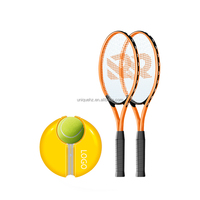 Vente en gros usine : Entraîneur de tennis portable avec balle de rebond pour entraînement solo, aide à l'entraînement du swing, logo personnalisé, fournisseur OEM