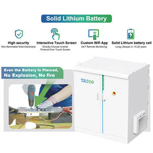 Affidabile <span class=keywords><strong>Inverter</strong></span> Ibrido Trifase ad Alta Tensione Deye da <span class=keywords><strong>30KW</strong></span> 50KW 60KW per Sistema Solare con Batteria Esterna da 100kWh per Accumulo Energetico Industriale - Product Image 3