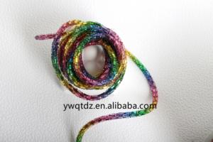 Corde en strass à motifs de verre de 2.5mm de couleur arc-en-ciel 6mm strass étincelants Techniques de colle 3D pour l'étirement circulaire - Product Image 4