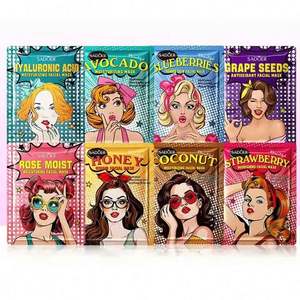 OEM SADOER <span class=keywords><strong>meilleur</strong></span> acide hyaluronique <span class=keywords><strong>masque</strong></span> de réparation en profondeur plante fruits hydratant collagène visage <span class=keywords><strong>tissu</strong></span> beauté nettoyage du visage - Product Image 1