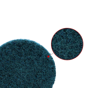 3M Scotch Brite 快速更换磨盘表面处理 TR 氧化铝 <span class=keywords><strong>2</strong></span> 英寸超细粒度蓝色，用于研磨不锈钢 - Product Image 1