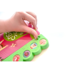 Libro parlante personalizado <span class=keywords><strong>para</strong></span> niños <span class=keywords><strong>para</strong></span> Reconocimiento de animales, libros electrónicos de aprendizaje <span class=keywords><strong>en</strong></span> inglés, botón de Audio hecho de cartón - Product Image 4