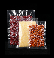 Sac d'emballage sous vide en plastique PE transparent, biodégradable, recyclable, pour viande, Fruit, riz, cacahuètes