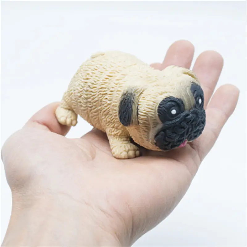 Creative Lala Pug Decompression Toys Pinch Le Pai Dog Sand Elastic Stretch Deformation Vent Toy