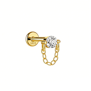 <span class=keywords><strong>Piercing</strong></span> in <span class=keywords><strong>Argento</strong></span> 925 per Labret, <span class=keywords><strong>Trago</strong></span>, Helix, Daith, Cartilagine - Orecchino a Perno in <span class=keywords><strong>Argento</strong></span> 925 - Gioielli alla Moda per <span class=keywords><strong>Piercing</strong></span> - Product Image 3