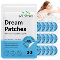 SOLOTREE Patch de Relaxation pour un Sommeil Profond et Réparateur avec Racine de Valériane et Ashwagandha pour Favoriser la Détente Nocturne