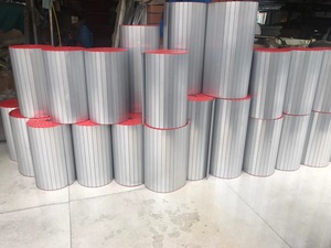 Cubierta <span class=keywords><strong>de</strong></span> delantal <span class=keywords><strong>de</strong></span> aluminio <span class=keywords><strong>de</strong></span> enlace hecho a medida, cortina <span class=keywords><strong>de</strong></span> escudo a prueba <span class=keywords><strong>de</strong></span> polvo - Product Image 5