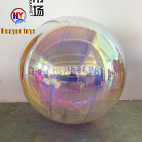 HUAYUE Boules Disco Gonflables Amusantes Flottant PVC Sphère de Fête Ballon Globe Festival Décoration Suspendue Boule à Miroir Gonflable