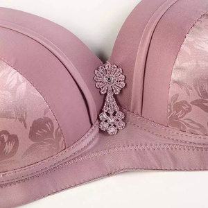 Reggiseni da donna Sexy filo Push up biancheria intima con perline di cotone senza cuciture grande taglia 36-44 Lingerie femminile - Product Image 2