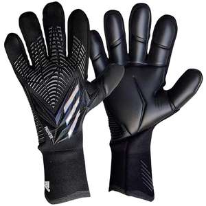 Guantes de portero de fútbol de alto rendimiento PU de goma de cuero de alta calidad con protección para los dedos resistencia al desgaste para entrenamiento - Product Image 3