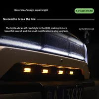 24 Nouveaux accessoires de petite lumière jaune pour calandre avant de véhicule tout-terrain fermé BAIC BJ30 2016-